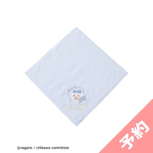 【예약】치이카와 Maison de Fleur 자수 타월 손수건 (하치와레[의 뜻