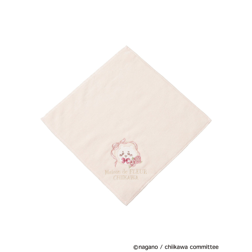 【reservation】Chiikawa Maison de Fleur embroidery towel handkerchief (Chiikawa[