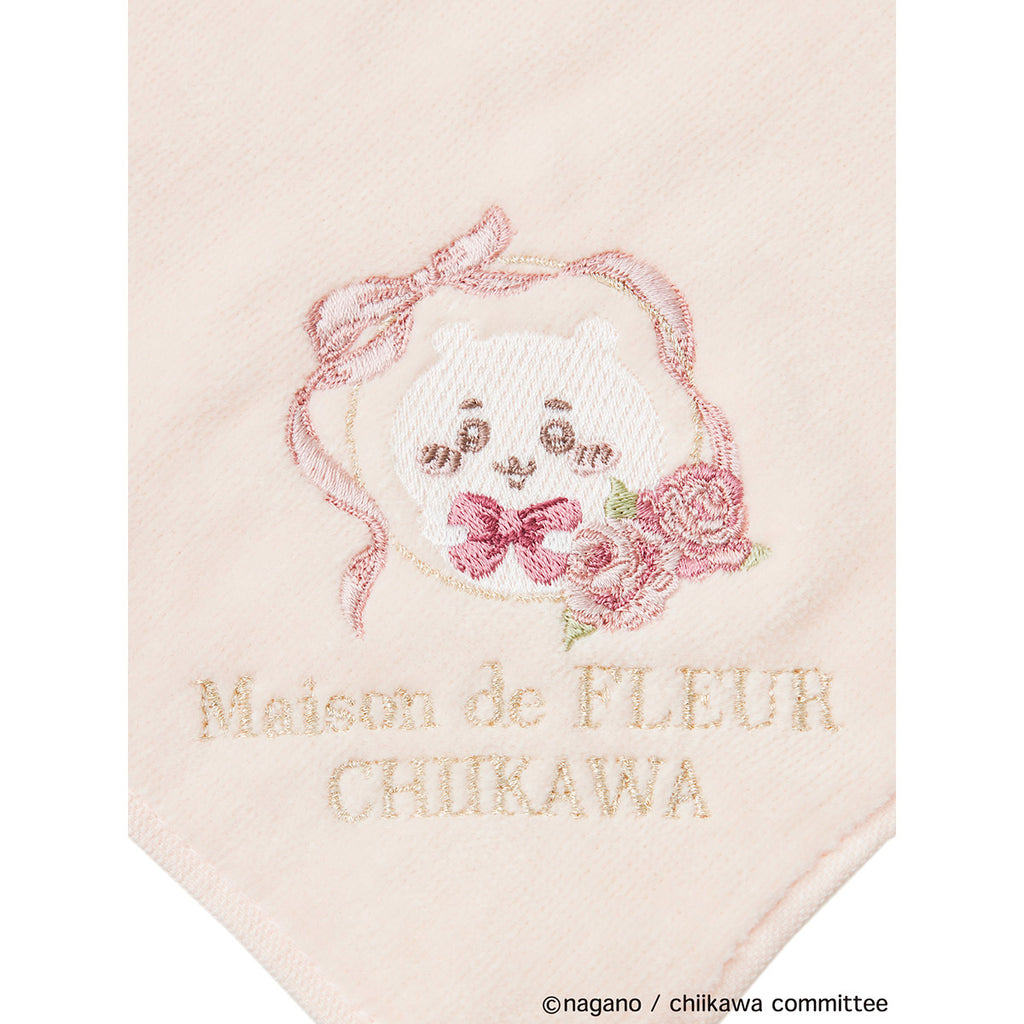 【reservation】Chiikawa Maison de Fleur embroidery towel handkerchief (Chiikawa[