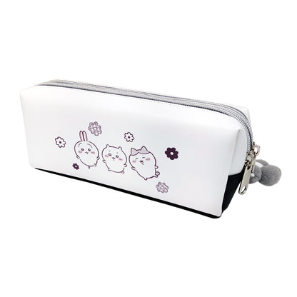 Chiikawa Anime "Chiikawa" Double Zipper Pencil Case (White)