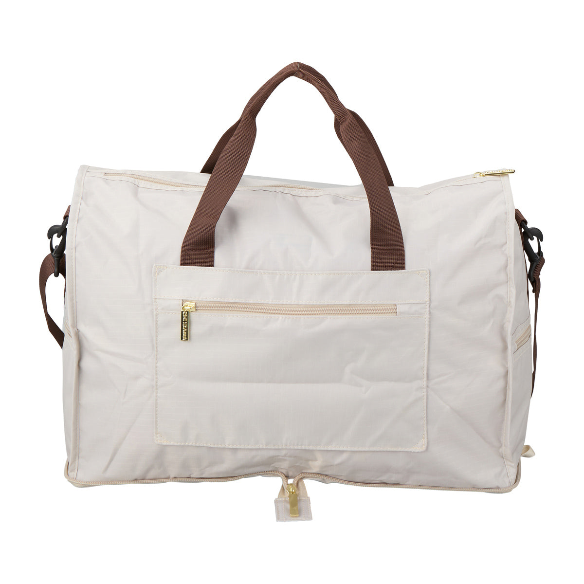 ちいかわ 折り畳みボストンバッグ（ベージュサークル） | ちいかわ