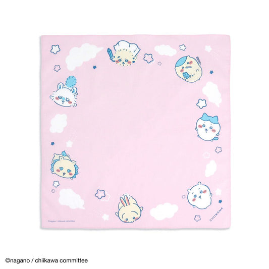 Chiikawa Handkerchief (Sky Pink)