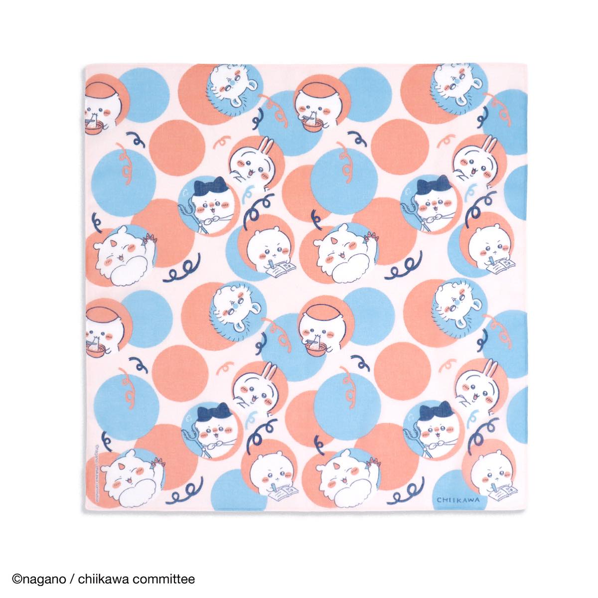 Chiikawa Handkerchief (Dots Pink)