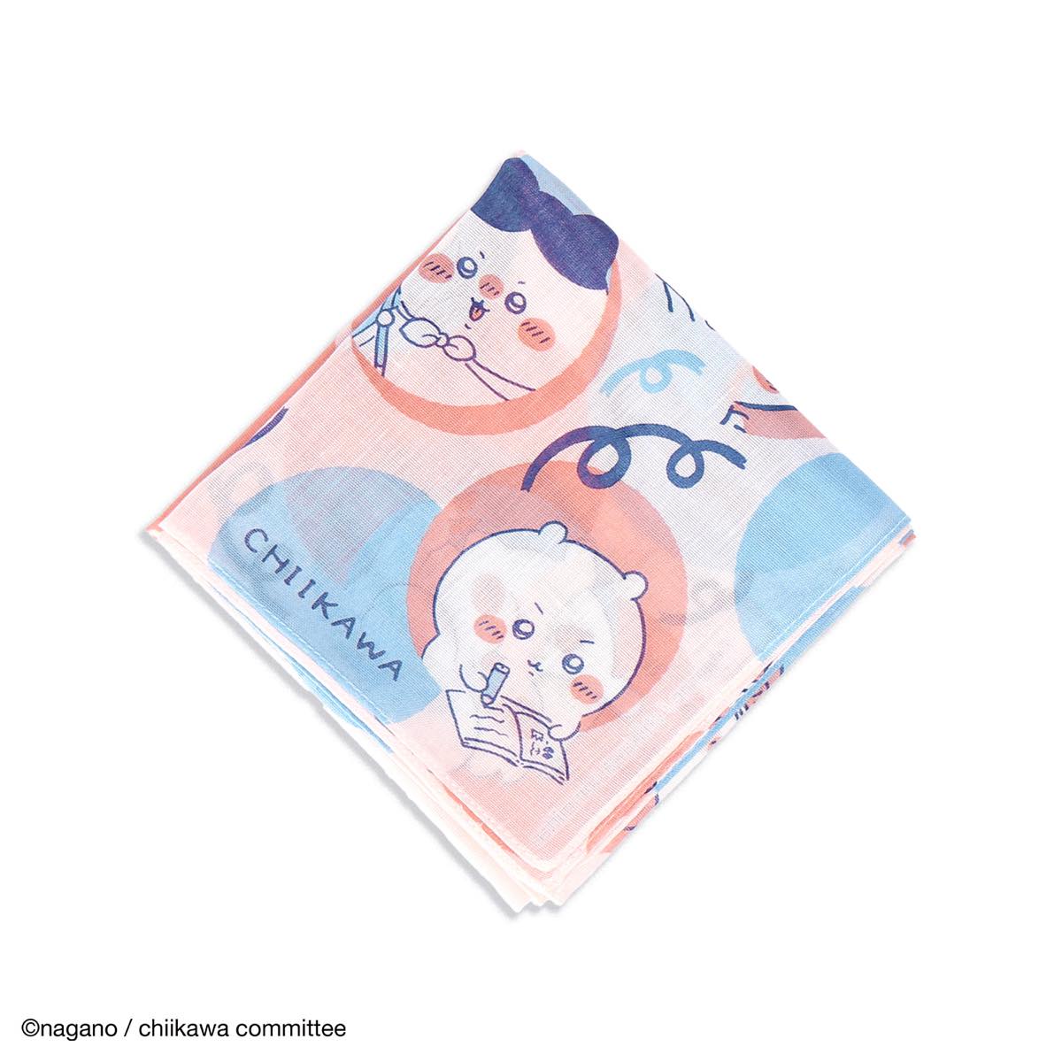 Chiikawa Handkerchief (Dots Pink)