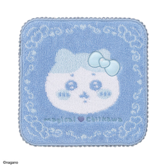 Chiikawa Handkerchief Towel (Small One Blue)
