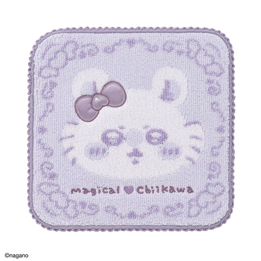 Chiikawa Handkerchief Towel (Small One Purple)