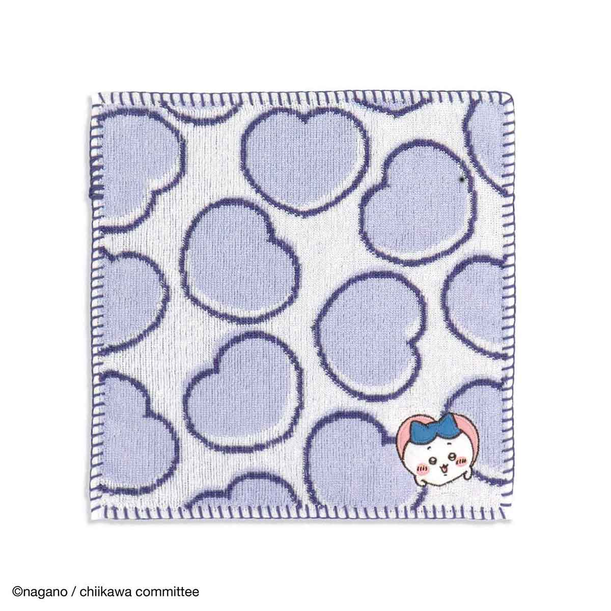 Chiikawa Towel Handkerchief (Heart Blue)