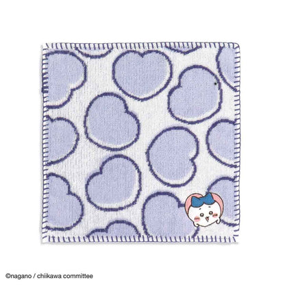 Chiikawa Towel Handkerchief (Heart Blue)