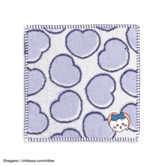 Chiikawa Towel Handkerchief (Heart Blue)
