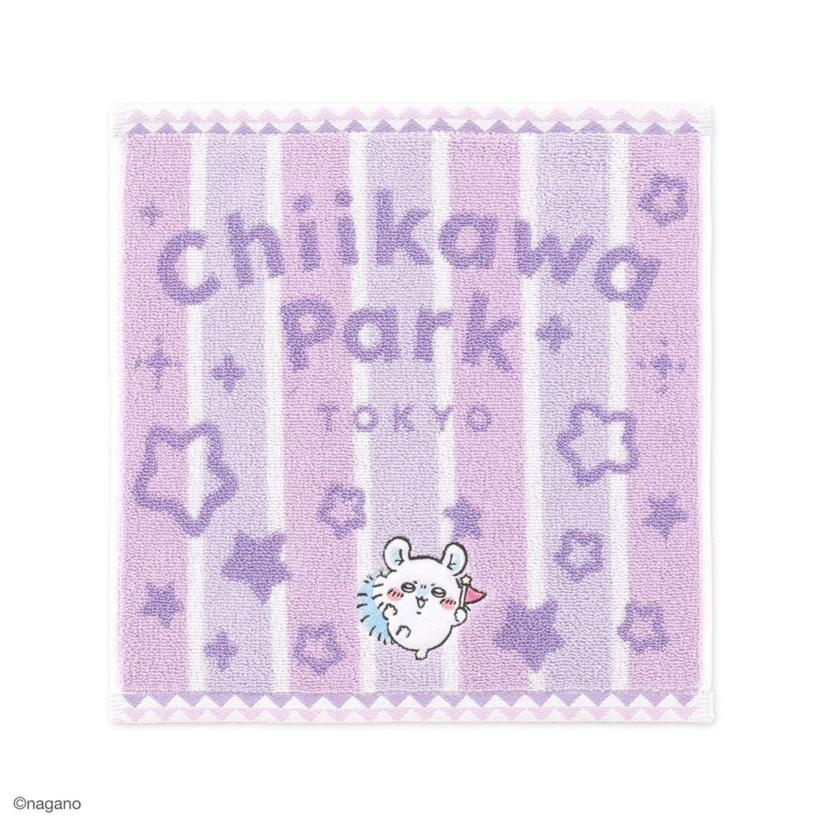 吉伊卡哇乐园 条纹 ミニ手帕 (紫色)