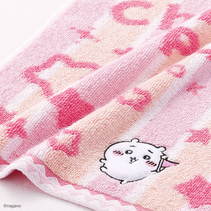 吉伊卡哇乐园 条纹面巾 (粉色)