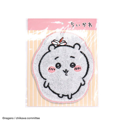 Chiikawa Die-Cut Towel Handkerchief (Pink)