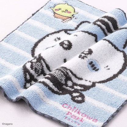 ちいかわ ちいかわパーク 捕まっちゃった ミニタオルハンカチ（ハチワレ）