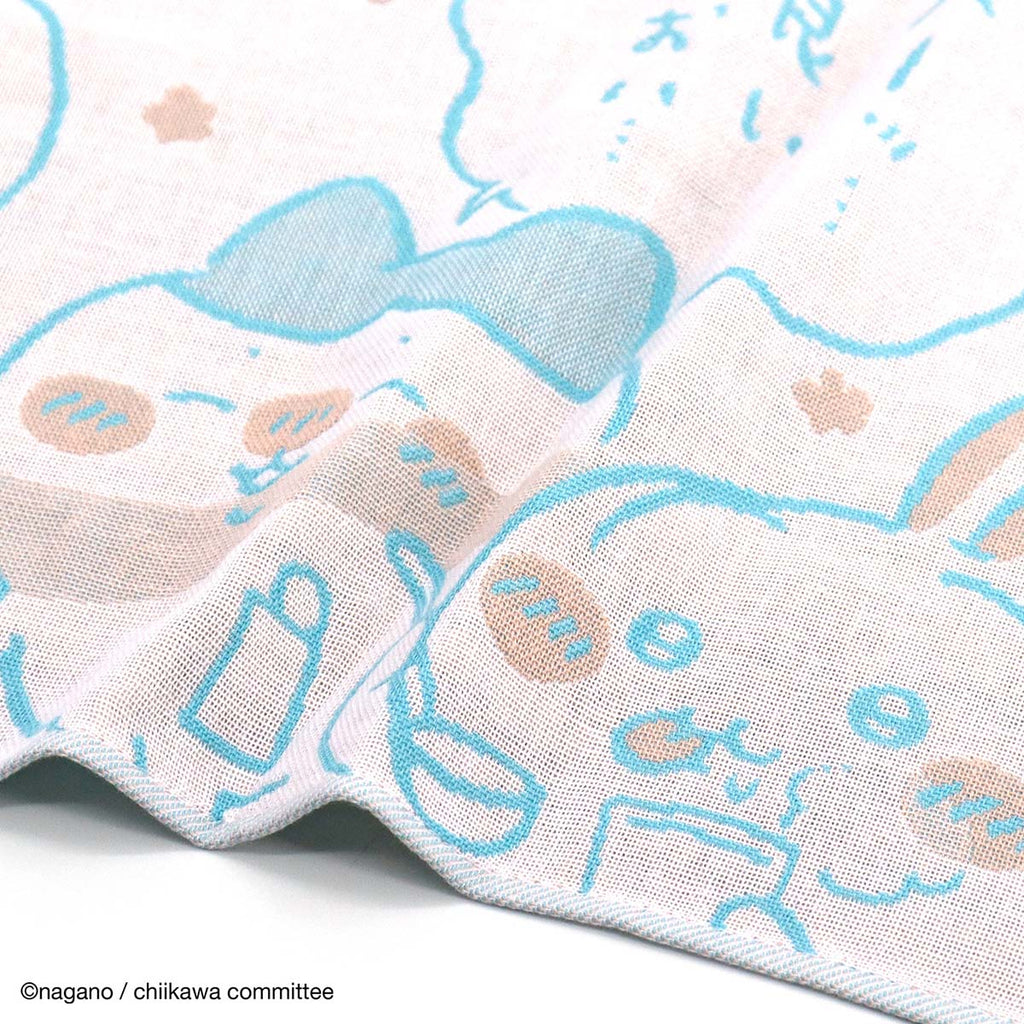 Chiikawa Wash Towel (Relaxing Blue)