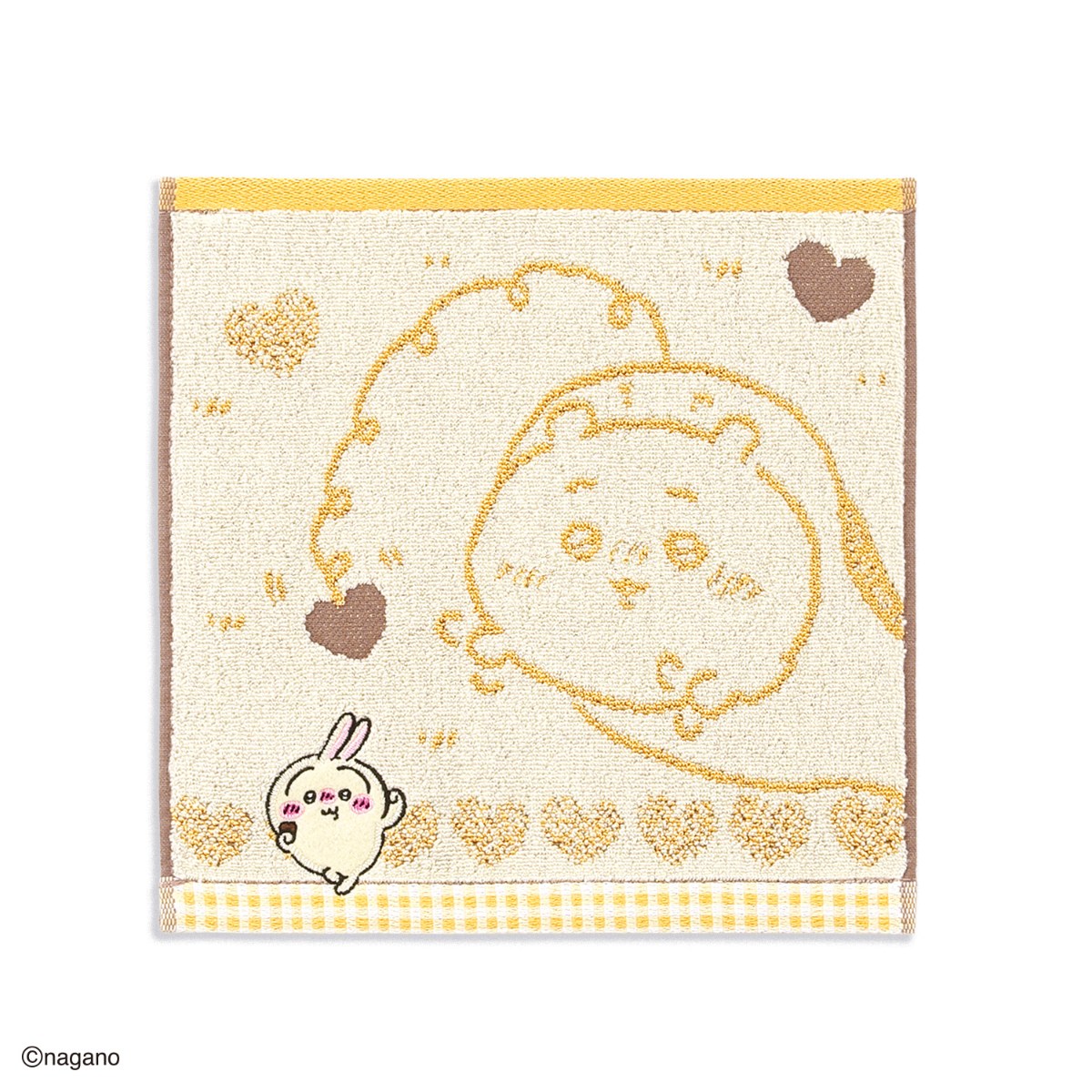 치이카와 타월 손수건 (초코・옐로)