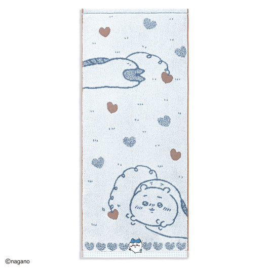 ちいかわ フェイスタオル（チョコ・ブルー）