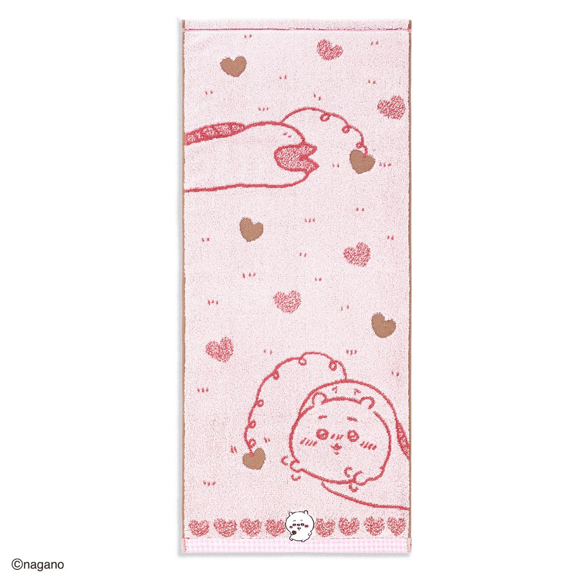 ちいかわ フェイスタオル（チョコ・ピンク）