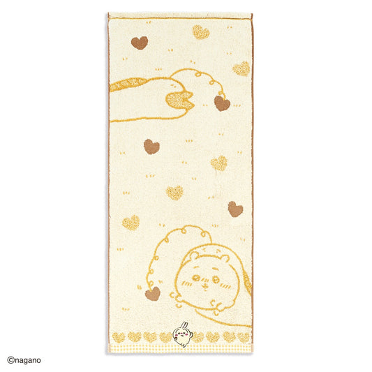 ちいかわ フェイスタオル（チョコ・イエロー）