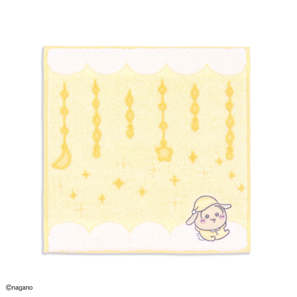 ちいかわ タオルハンカチ（むにゃむにゃ イエロー）