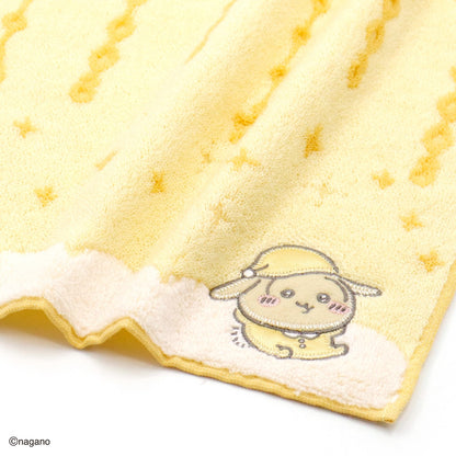 ちいかわ タオルハンカチ（むにゃむにゃ イエロー）