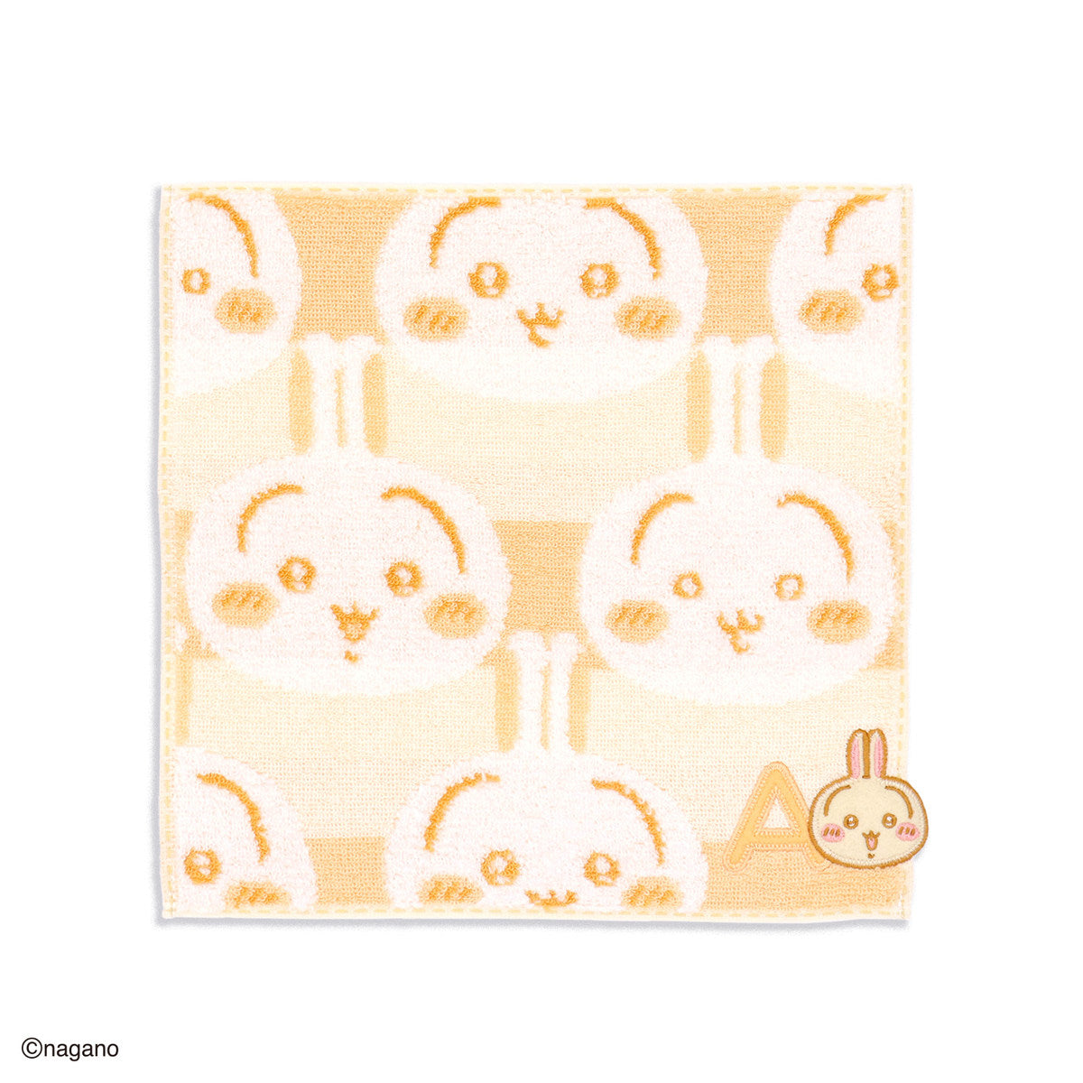ちいかわ イニシャル タオルハンカチ（うさぎ）