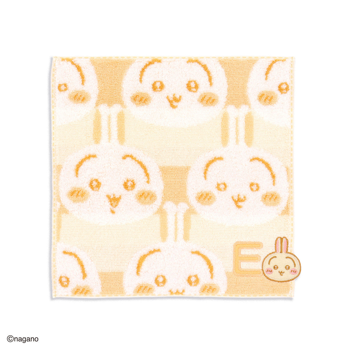 ちいかわ イニシャル タオルハンカチ（うさぎ）