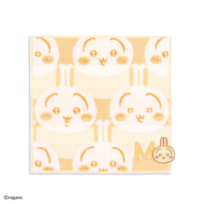ちいかわ イニシャル タオルハンカチ（うさぎ）