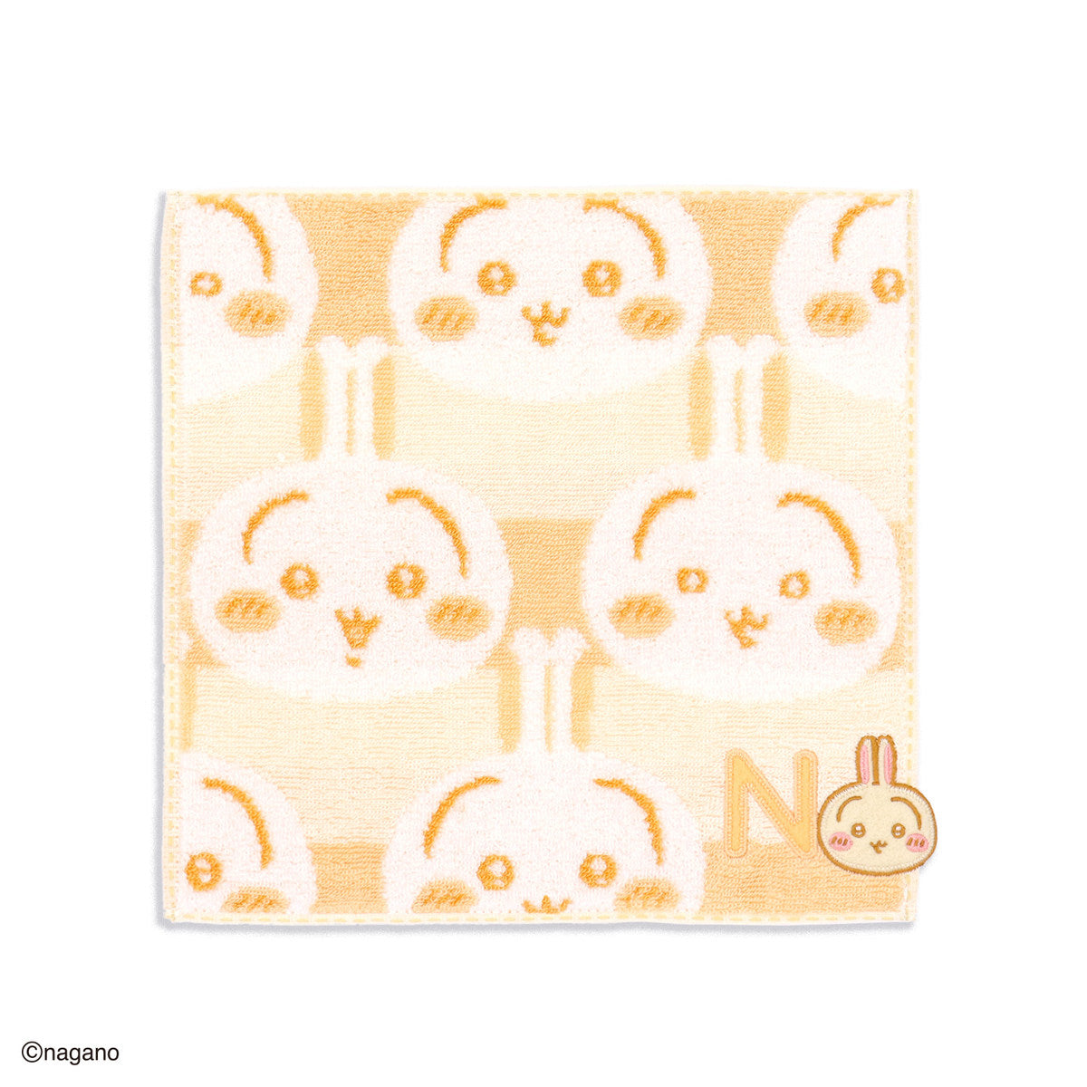 ちいかわ イニシャル タオルハンカチ（うさぎ）