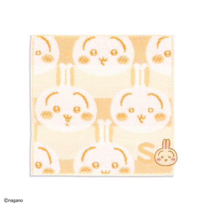 ちいかわ イニシャル タオルハンカチ（うさぎ）