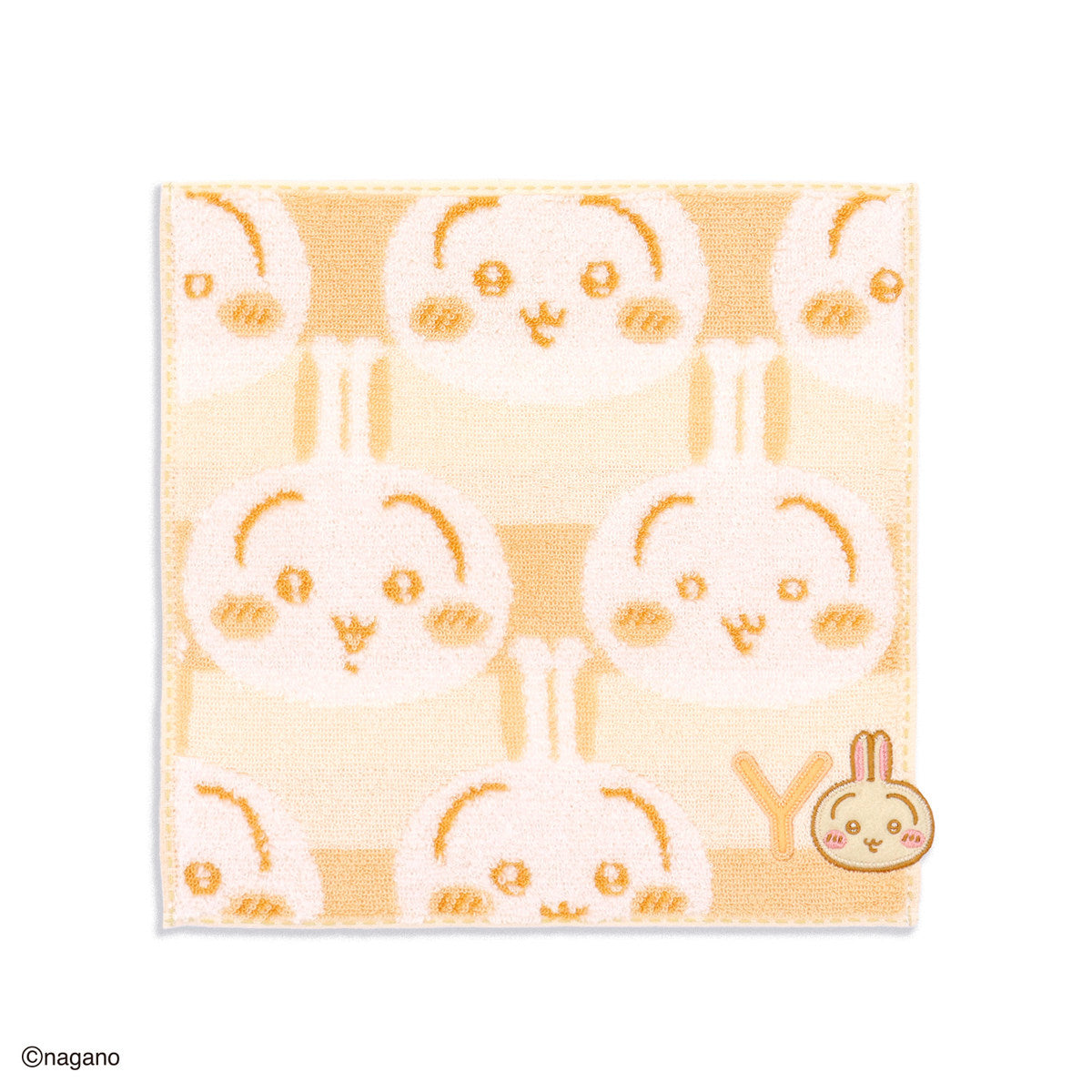 ちいかわ イニシャル タオルハンカチ（うさぎ）