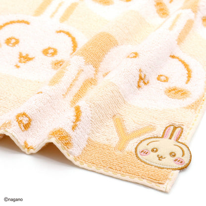 ちいかわ イニシャル タオルハンカチ（うさぎ）