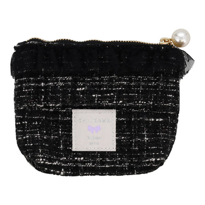 Chiikawa Tweed Tissue Pouch (Momonga Ribbon)