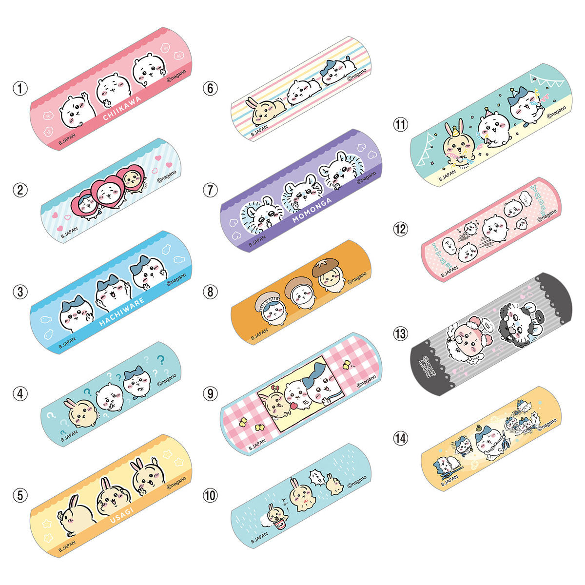 Chiikawa Adhesive Bandages 18 pieces | Chiikawa Market Official