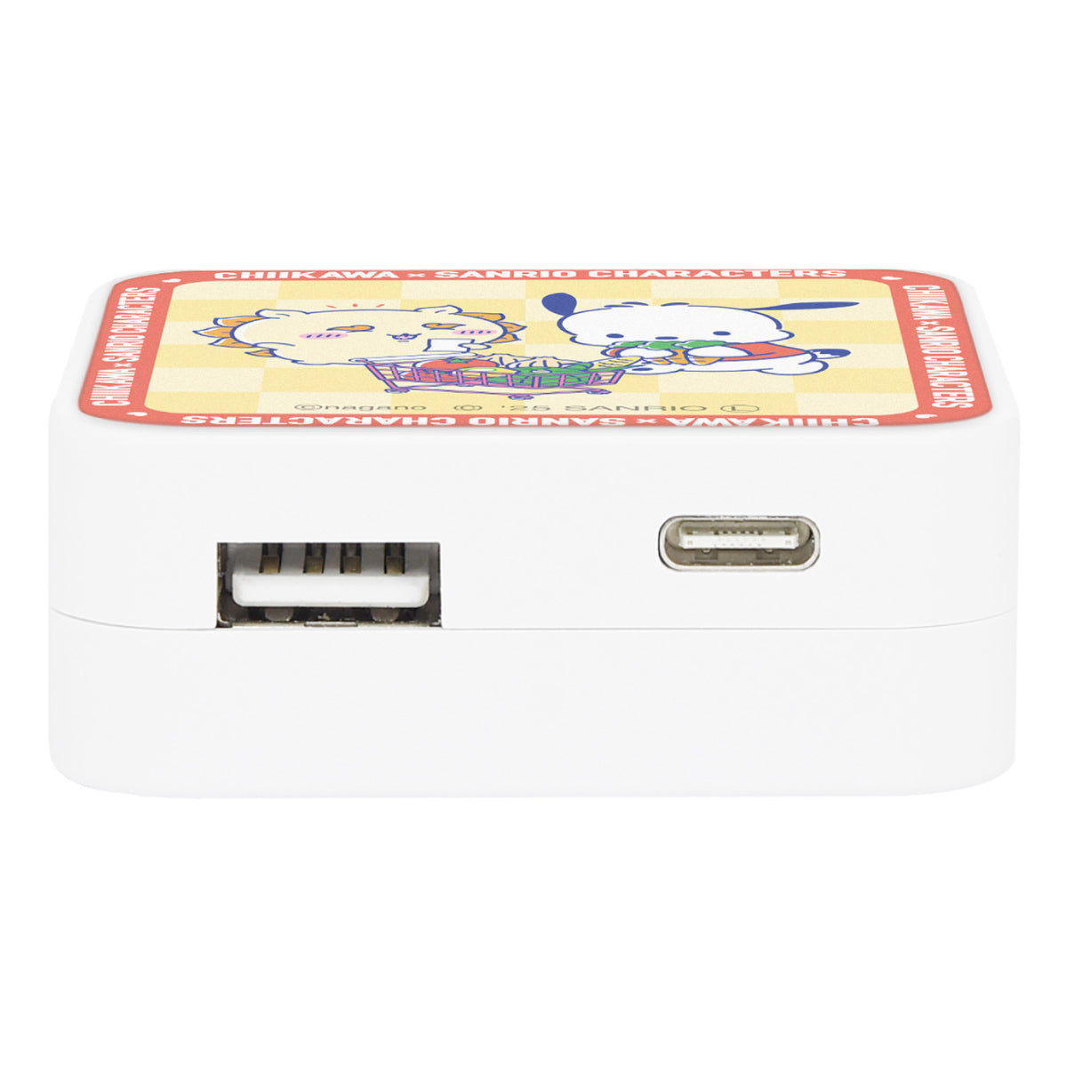 吉伊卡哇 × 三丽鸥角色 USB/USB Type-C AC适配器 (狮萨 & 帕恰狗)