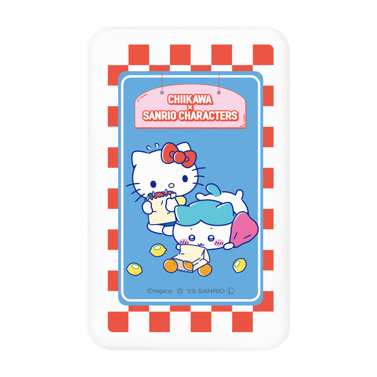 吉伊卡哇 × 三丽鸥角色 MagSafe兼容无线锂充电器5000mAh (哈奇喵 & 凯蒂猫)