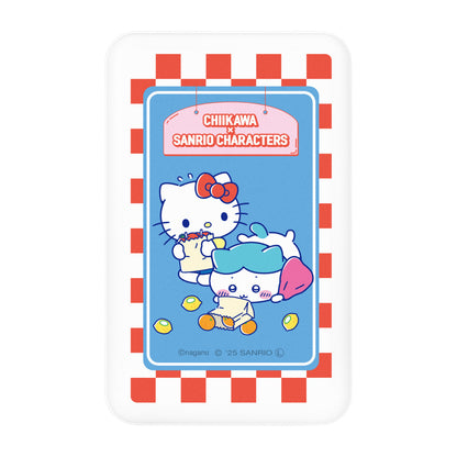 吉伊卡哇 × 三丽鸥角色 MagSafe兼容无线锂充电器5000mAh (哈奇喵 & 凯蒂猫)