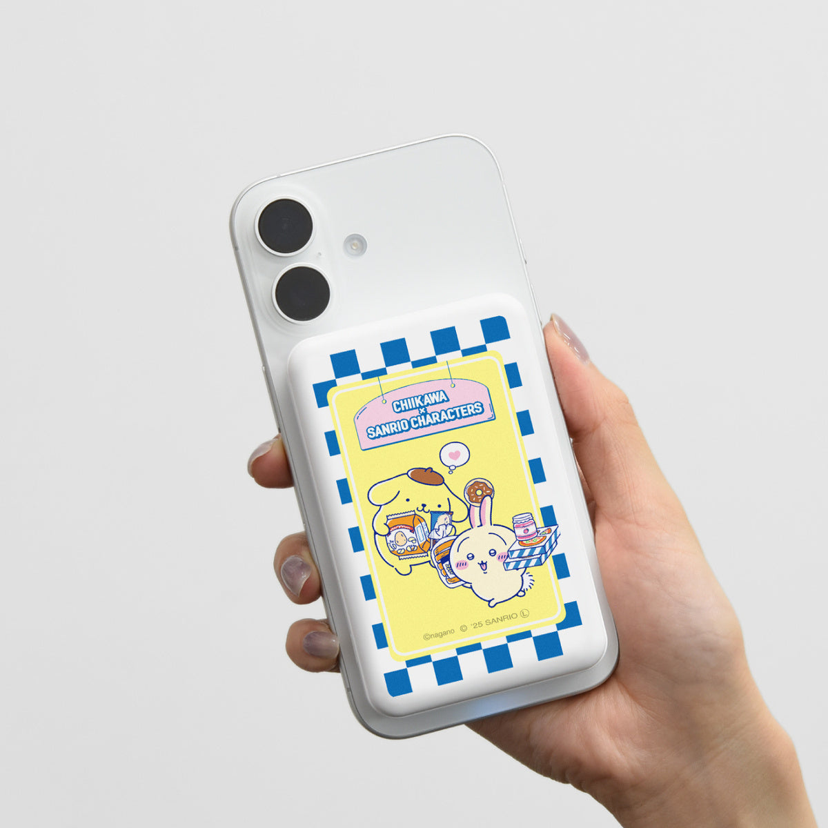 Chiikawa × Sanrio Characters MagSafe Wireless Lithium Charger 5000mAh (Usagi & Pompompurin)