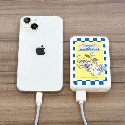 Chiikawa × Sanrio Characters MagSafe Wireless Lithium Charger 5000mAh (Usagi & Pompompurin)