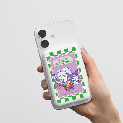 吉伊卡哇 × 三丽鸥角色 MagSafe兼容无线锂充电器5000mAh (飞鼠 & 酷洛米)