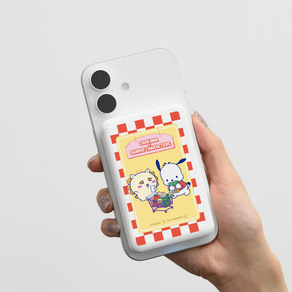 Chiikawa × Sanrio Characters MagSafe Wireless Lithium Charger 5000mAh (Shisa & Pochacco)