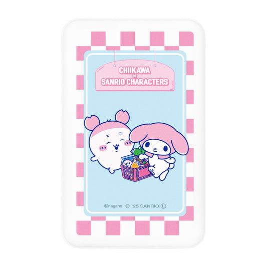 Chiikawa × Sanrio Characters MagSafe Wireless Lithium Charger 5000mAh (Furuhonya & My Melody)