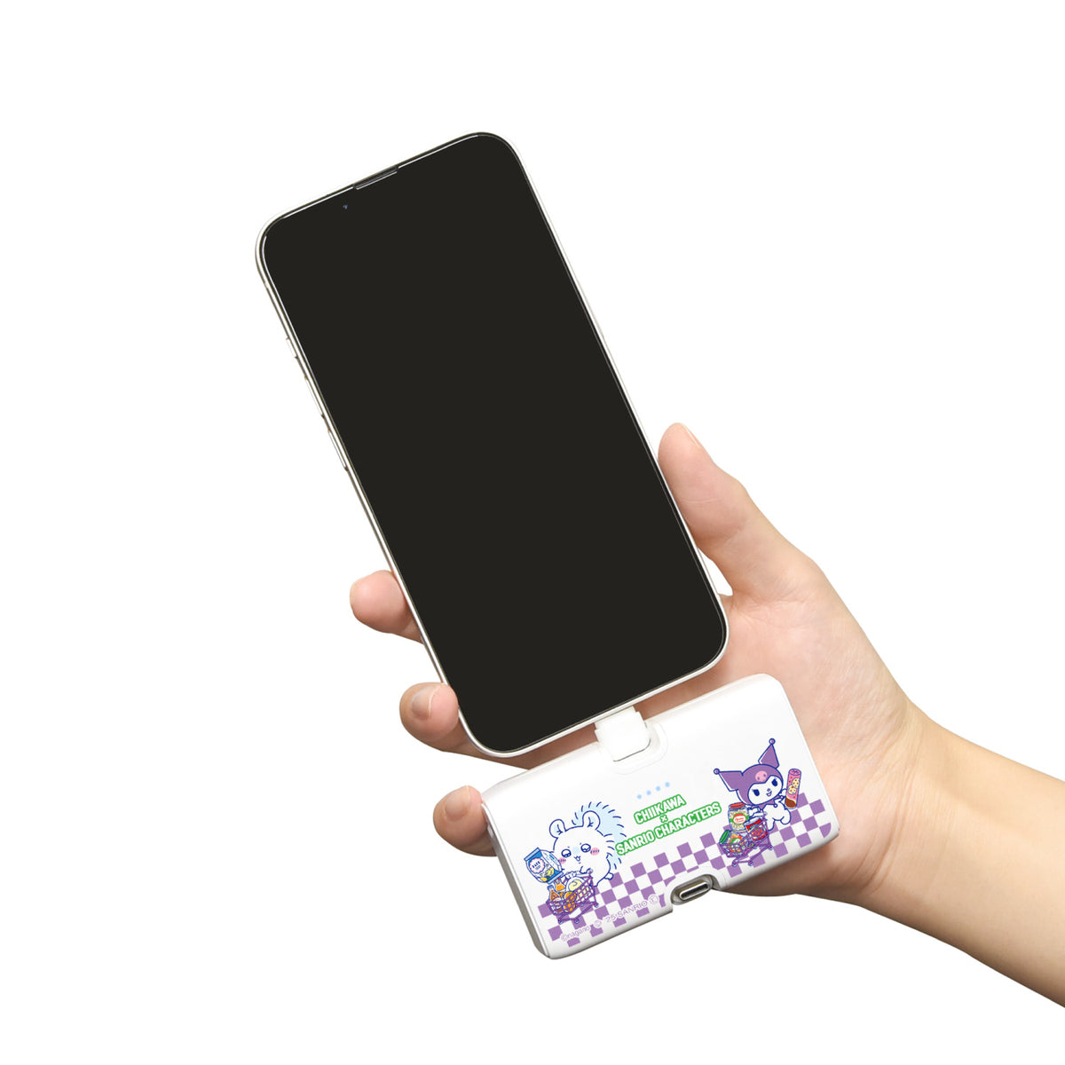 吉伊卡哇 × 三丽鸥角色 Lightning/Type-C接口锂离子充电器4000mAh (飞鼠 & 酷洛米)