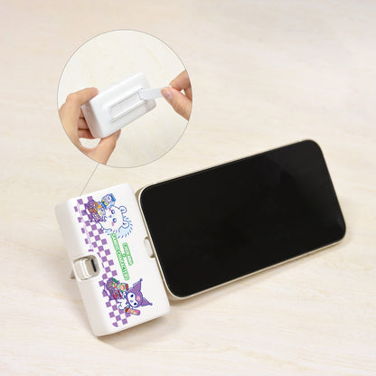 吉伊卡哇 × 三丽鸥角色 Lightning/Type-C接口锂离子充电器4000mAh (飞鼠 & 酷洛米)