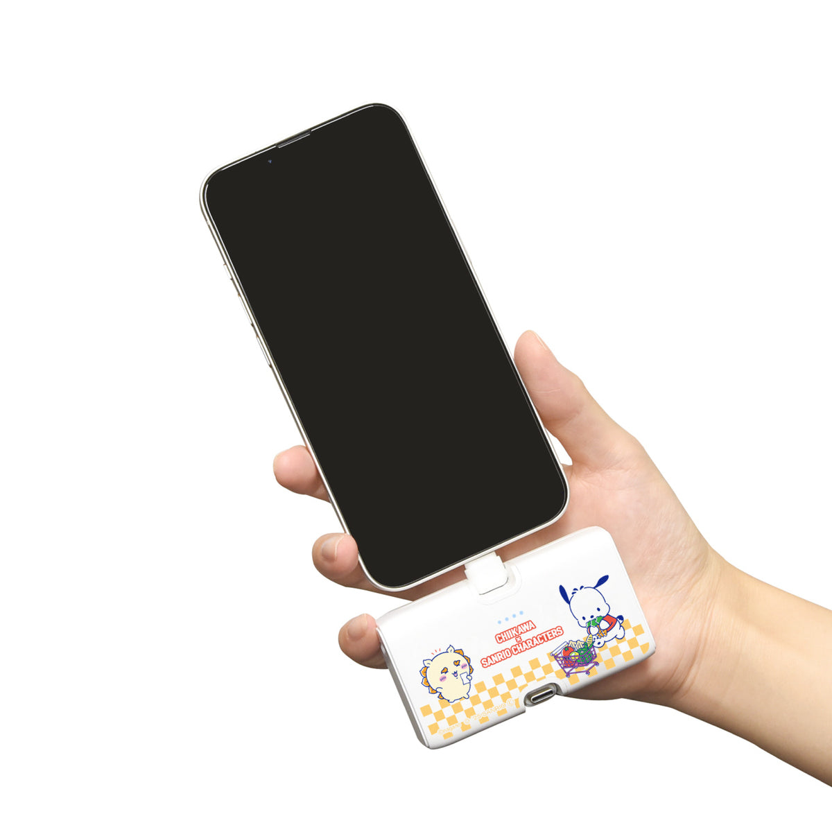 Chiikawa × Sanrio Characters Lightning/Type-C Connector Lithium-ion Charger 4000mAh (Shisa & Pochacco)