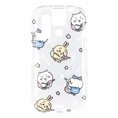 ちいかわ au mamorino6対応 ソフトケース（みずでっぽう）