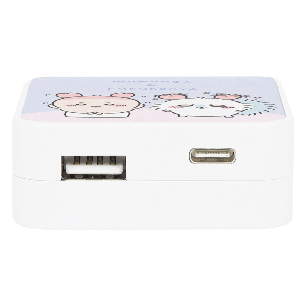 ちいかわ USB/USB Type-C ACアダプタ（モモンガ＆古本屋）