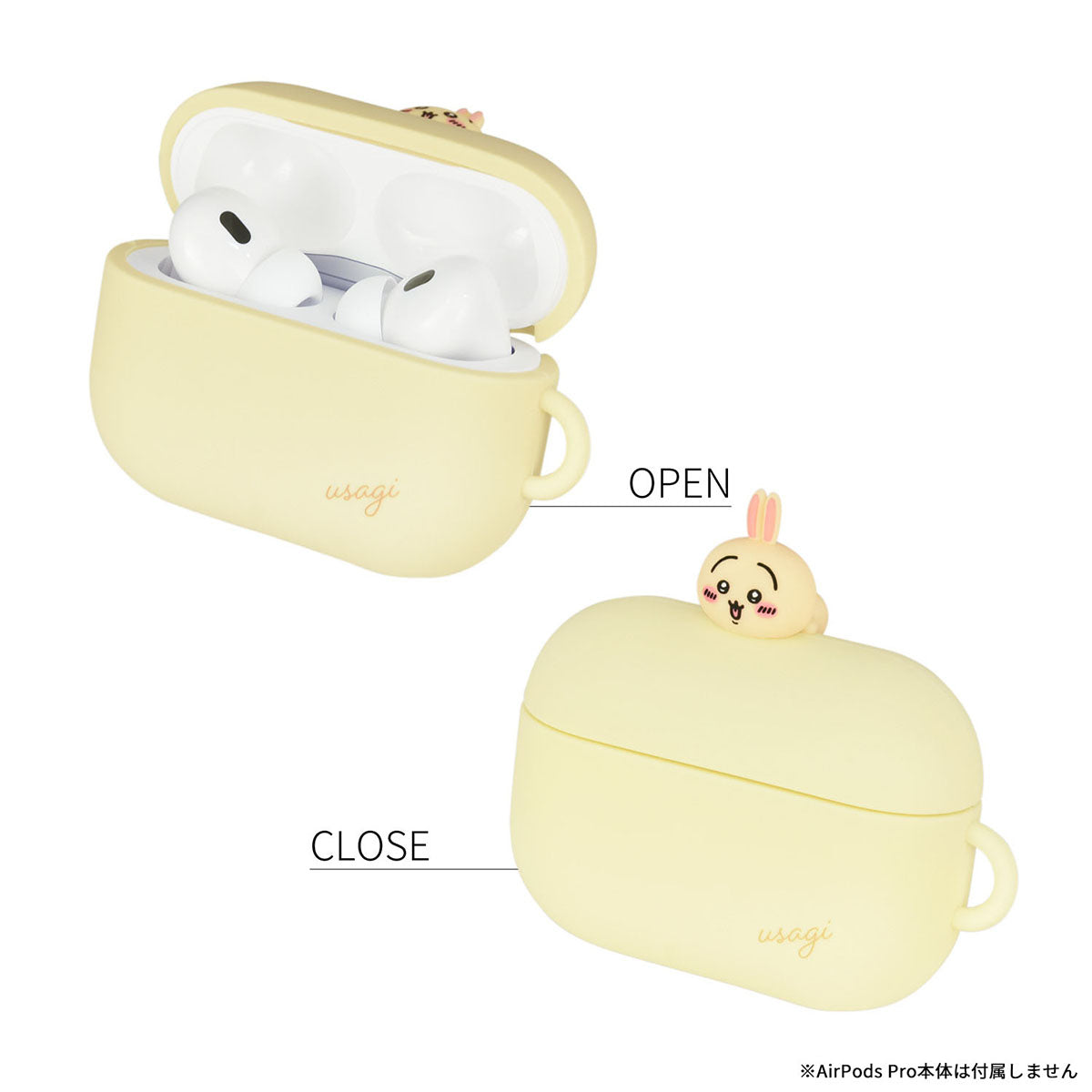 ちいかわ AirPods Pro（第2世代）/AirPods Pro対応 シリコンケース（うさぎイエロー）