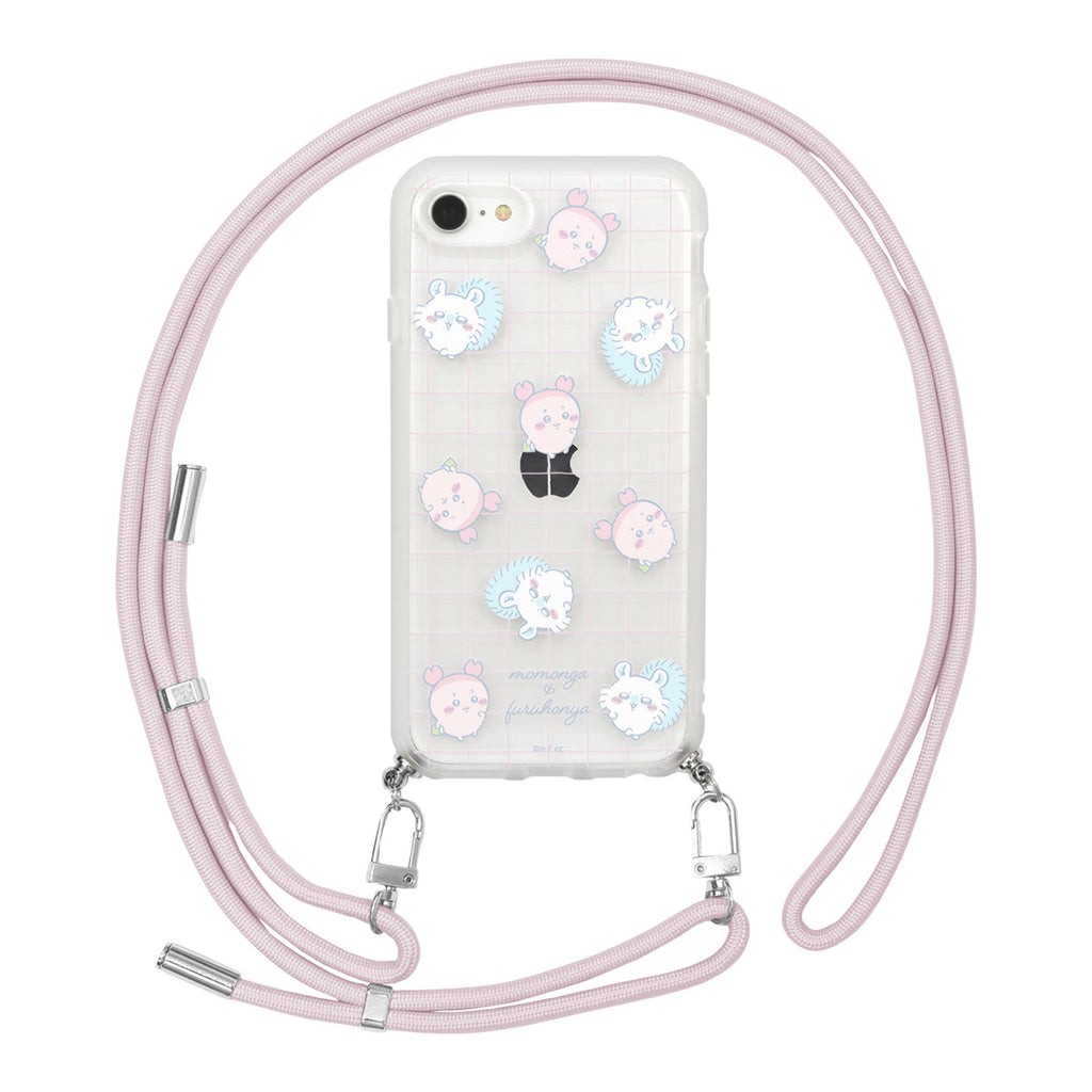 Chiikawa IIIFIT LOOP iPhone compatible case (Momonga & used bookstore total pattern)