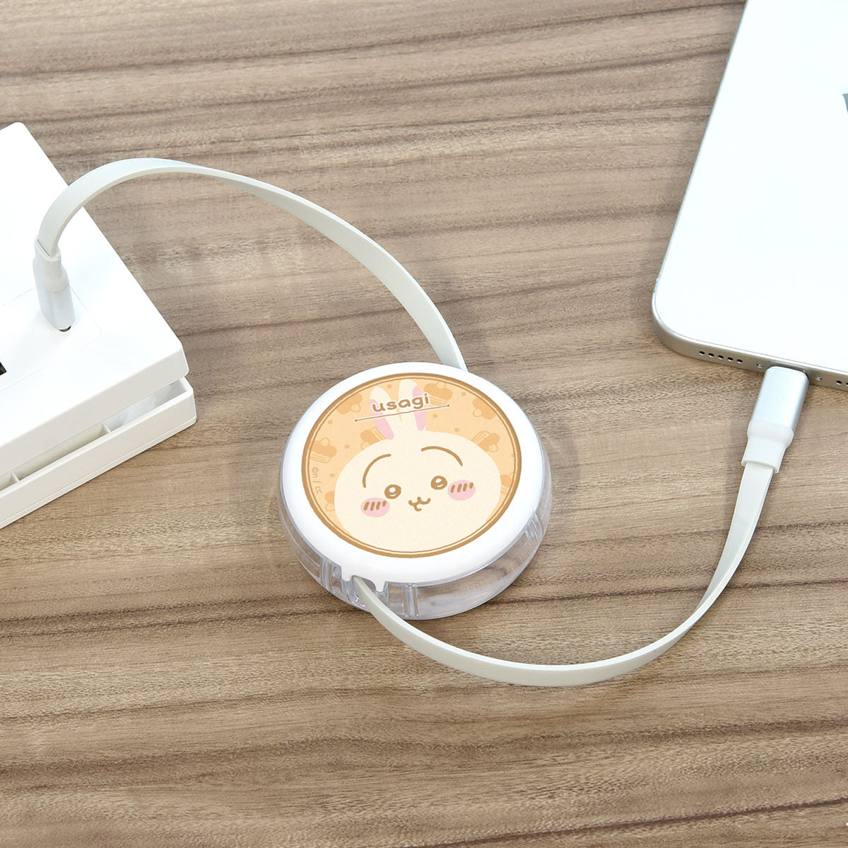 Chiikawa USB Type-C Sync & Charge Reel Cable (Usagi
