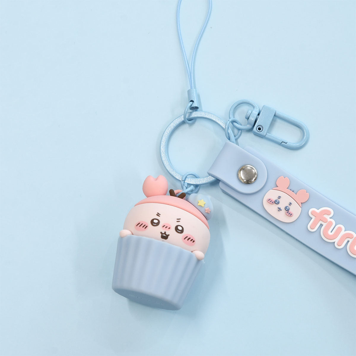 ちいかわ 3Dマスコット付きハンドストラップ（古本屋）